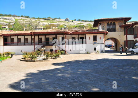 Bakhchysarai, Ukraine, im Mai 2011. Bachtschyssaraj Palast, der Khan's Palace, Krim. Im 16. Jahrhundert gebaut und wurde zu einer Abfolge von Krim Stockfoto