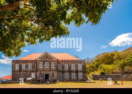 Mittelamerika, Karibik, Kleine Antillen, Dominica, Cabrits National Park, Fort Shirley Stockfoto