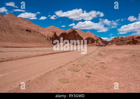 Argentinien, Provinz Salta, Puna Wüste, Straße 27, desierto Del Diablo in der Nähe von Tolar Grande Stockfoto