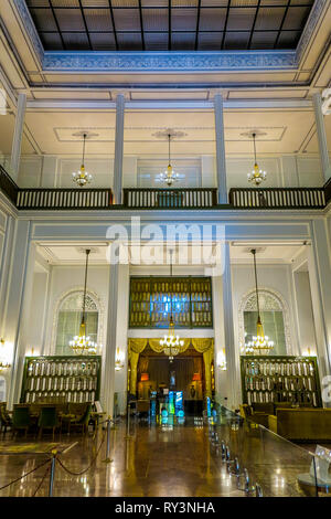 Teheran Herrenhaus Niavaran Palace Complex Innenraum Main Hall Stockfoto