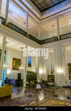 Teheran Herrenhaus Niavaran Palace Complex Innenraum Main Hall Stockfoto