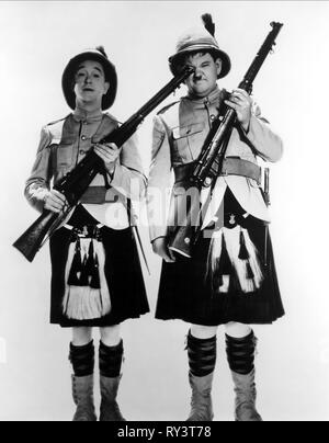 LAUREL und Hardy, Bonnie Scotland, 1935 Stockfoto