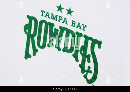 In der Nähe von Tampa Bay Rowdies in Jersey. Stockfoto