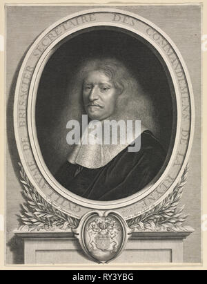 Guillaume de Brisacier, 1664. Antoine Masson (Französisch, 1636-1700). Gravur Stockfoto