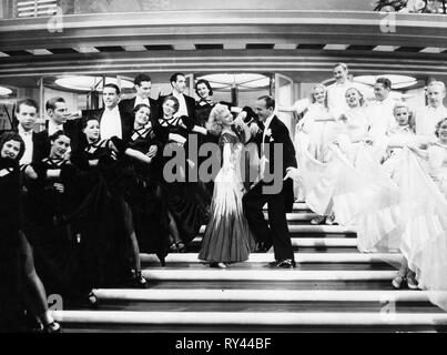 ROGERS, ASTAIRE, der GAY DIVORCEE, 1934 Stockfoto