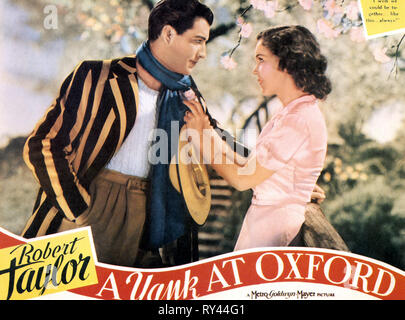 TAYLOR, Poster, A YANK AT OXFORD, 1938 Stockfoto