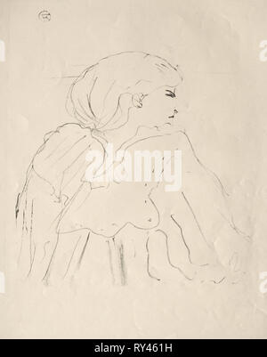 Cassive. Henri de Toulouse-Lautrec (Französisch, 1864-1901). Lithographie Stockfoto