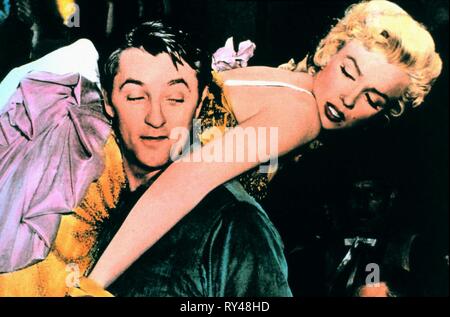 MITCHUM, Monroe, Fluss ohne Wiederkehr, 1954 Stockfoto