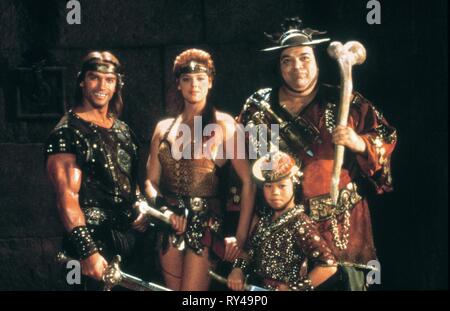NIELSEN, Schwarzenegger, Smith, jr., RED SONJA, 1985 Stockfoto