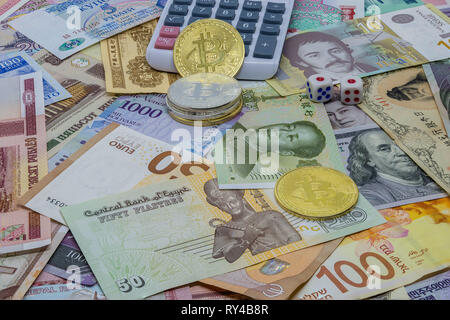 Ist es sicher, 'investieren' in ausländischer Währung? Stockfoto
