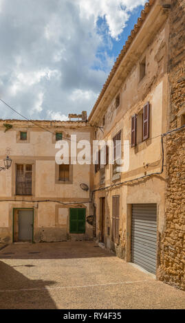 Traditionellen Steinhäusern in Capdepera, Mallorca (Mallorca), Balearen, Spanien Stockfoto