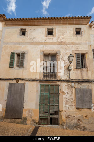 Traditionellen Steinhäusern in Capdepera, Mallorca (Mallorca), Balearen, Spanien Stockfoto