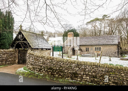 St Leonard's Kirche, Kapelle le Dale, Ingleton, Carnforth LA6 3AR Stockfoto