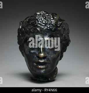 Maske von Séverine (Caroline Rémy), 1893. Auguste Rodin (Französisch, 1840-1917). Bronze; insgesamt: 15 x 12,4 x 14 cm (5 7/8 x 4 7/8 x 5 1/2 in. Stockfoto