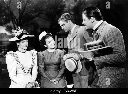 HAYWORTH, HAVILLAND, "CAGNEY", CARSON, die ROTBLOND, 1941 Stockfoto