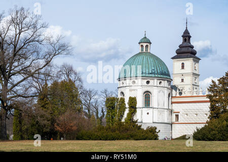 Schloss und Park Komplex in Krasiczyn, Polen, Europa Stockfoto