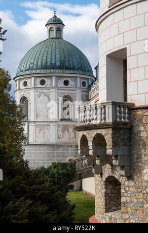 Schloss und Park Komplex in Krasiczyn, Polen, Europa Stockfoto