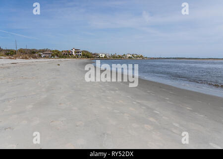 Saint Simons Island Georgia Küste Landschaft Stockfoto