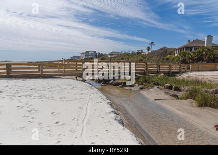 Saint Simons Island Georgia Küste Landschaft Stockfoto