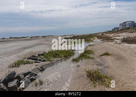 Saint Simons Island Georgia Küste Landschaft Stockfoto