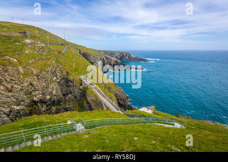 Mizen Head Klippen und Leuchtturm Museum Stockfoto