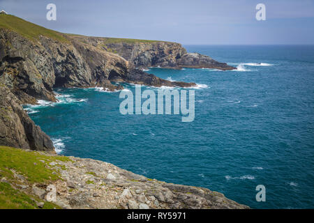 Mizen Head Klippen und Leuchtturm Museum Stockfoto