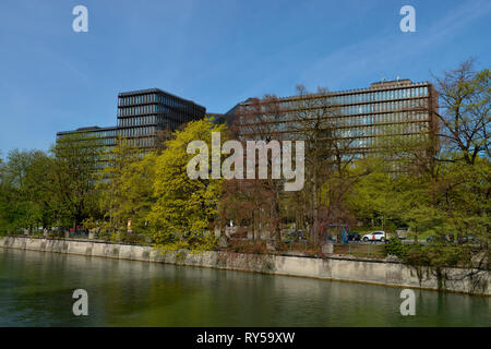 Europaeisches Patentamt Europäisches Patentamt (EPA), Hauptstelle Isargebaeude, Bob van Benthem Platz, Erhardtstraße, Muenchen, Bayern, Deutschland Stockfoto