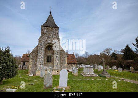 St Nicholas' Church, Itchenor in der Nähe von Chichester, West Sussex, Großbritannien Stockfoto