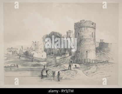 Der Wasserturm, Chester. John Skinner Prout (British, 1806-1876). Lithographie Stockfoto