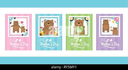 glücklich Muttertag Stock Vektor