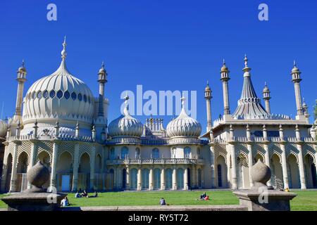 Den Royal Pavillion, Brighton, East Sussex, England. Stockfoto
