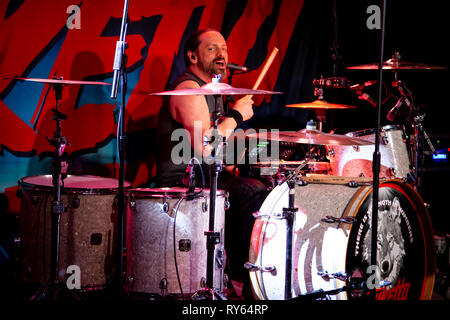 Michael Clayton - Arbeeny Tyketto-Stärke in Zahlen 25-jährigen Jubiläums Tour, Manchester Academy 10/03/19. Stockfoto