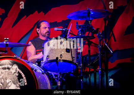 Michael Clayton - Arbeeny Tyketto-Stärke in Zahlen 25-jährigen Jubiläums Tour, Manchester Academy 10/03/19. Stockfoto