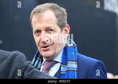 Westminster, London, Großbritannien. 12 Mär, 2019. Alastair Campbell, Journalist, Sender, politischer Berater und Autor und ehemalige Downing Street Pressesekretär unter Tony Blair. Credit: Imageplotter/Alamy leben Nachrichten Stockfoto