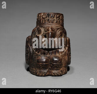 Bird-Shaped Container, 500-900. Peru, Wari Stil (500-900). Holz; gesamt: 8,4 cm (3 5/16 Zoll Stockfoto