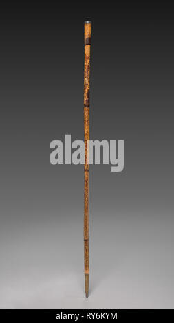 Stock des Mose Seymour, 1774. Nordamerika, 18. Holz und Metall; Insgesamt: 96,8 cm (38 1/8 Stockfoto