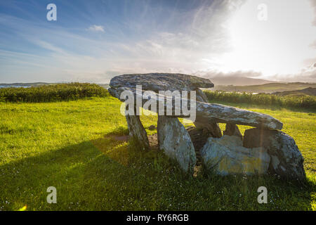 4000 Jahre alten Altar Keil Grab Stockfoto