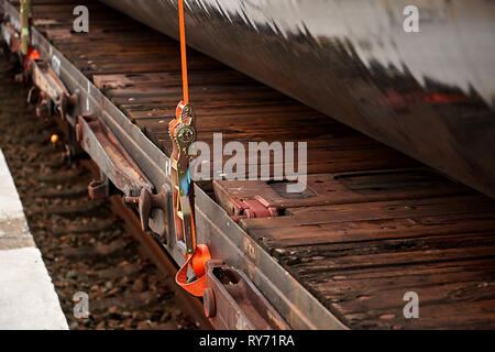 Power Armband für neue Gas piplines zum Ziel transportiert für Eugal Stockfoto
