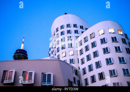 Neue Zollhof, Düsseldorf, Deutschland Stockfoto