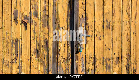 Alte Garagentore, Deutschland, Europa Stockfoto
