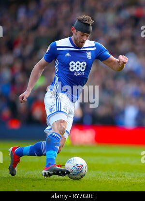 Birmingham City Lukas Jutkiewicz während der Sky Bet Championship Match in St. Andrew's Billion Trophäe Stadion, Birmingham. Stockfoto