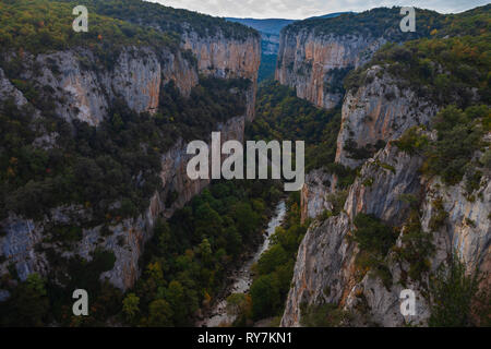 Foz de Arbayún, Salazar Fluss, Navarra, Spanien, Europa Stockfoto