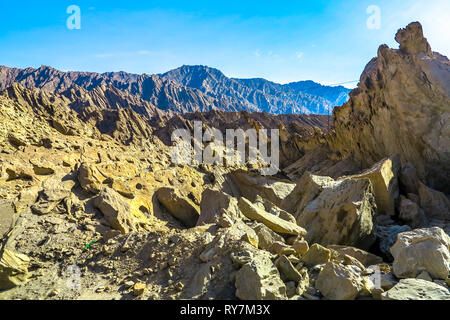 Kuche Yadan Pyramide natürliche Landschaft atemberaubend malerischen View Point Stockfoto