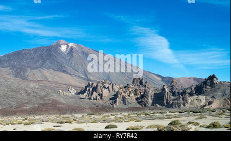 Mount Teide Vulkan Nationalpark Teide, Teneriffa, Kanarische Inseln Stockfoto