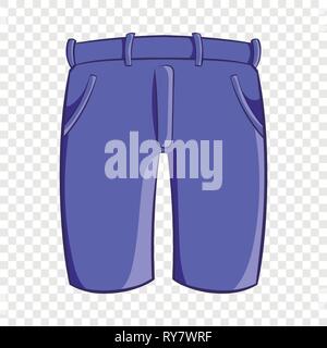 Klassische Herren shorts Cartoon-Stil-Ikone Stock Vektor