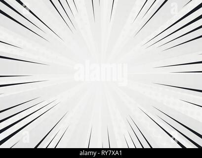 Abstract sun burst Linie komische weiße Farbe Hintergrund. Sie können für die grafische Raum dekorieren, Anzeige, Plakat, heiße Förderung verwenden, Verkauf von Kunstwerken. illustrati Stock Vektor