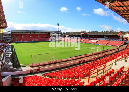 9. März 2019, Oakwell, Barnsley, England; Sky Bet League One, Barnsley vs Accrington Stanley; Blick auf Oakwell Stadium, die Heimat von Barnsley FC Credit: John Hobson/News Bilder der Englischen Football League Bilder unterliegen DataCo Lizenz Stockfoto