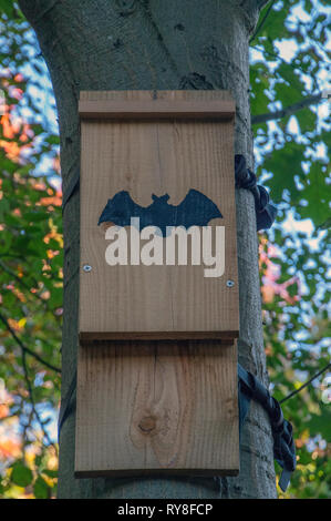 Fledermaus Nacht Haus in Apeldoorn Niederlande 2018 Stockfoto