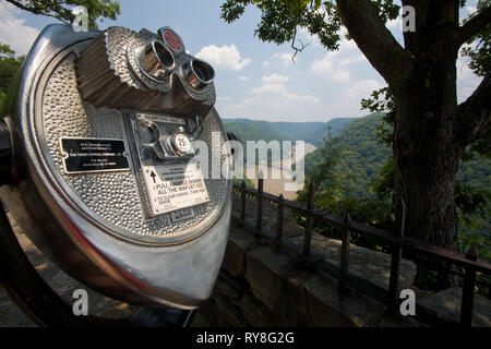 Hawk's Nest State Park, Fayette County, West Virginia, USA Stockfoto