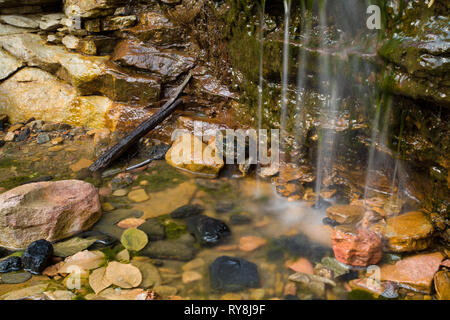 Farbe Creek, Fayette County, West Virginia, USA Stockfoto